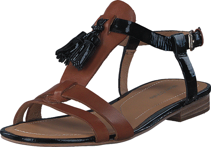 O’polo Sandal Brune Sandals Kjøp Online Sko Marc Flat zqnxA5