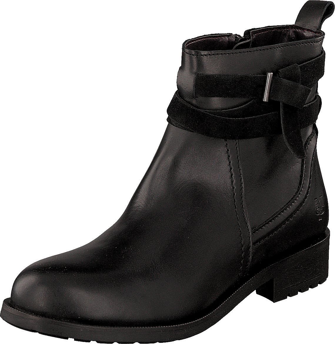 Flat Heel Bootie 990 Black