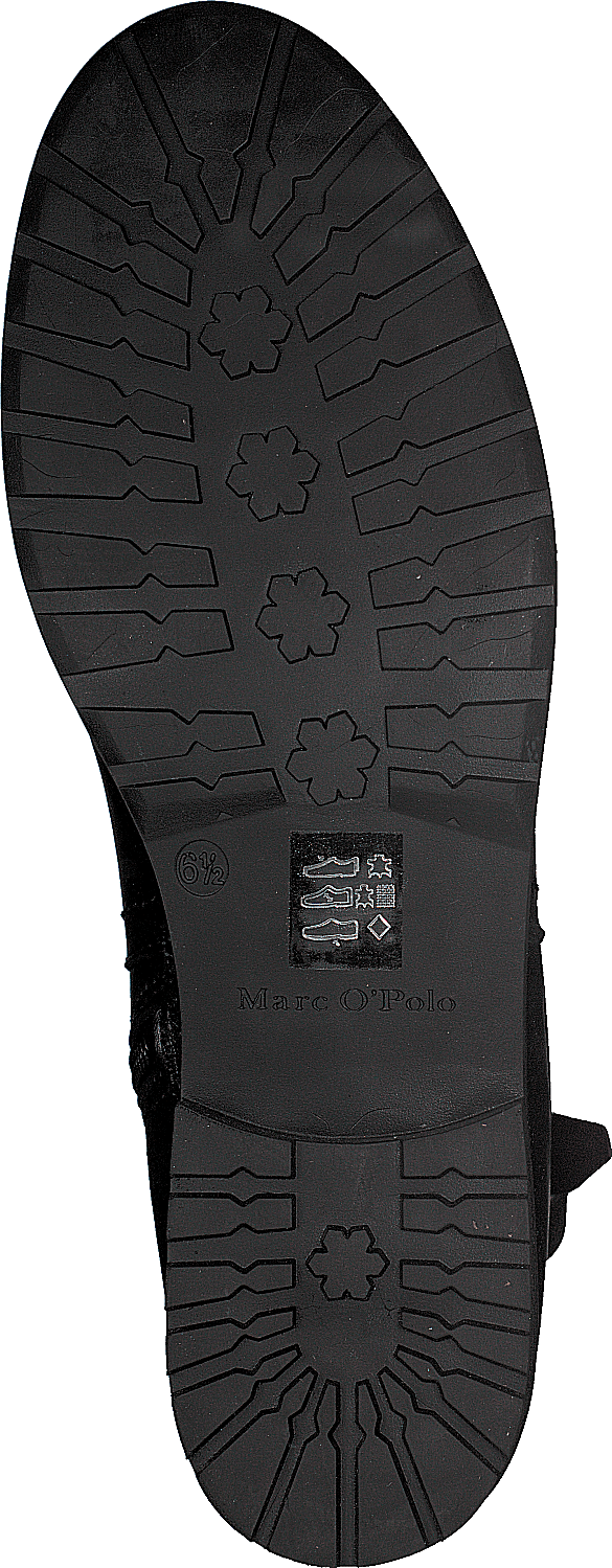 Flat Heel Bootie 990 Black