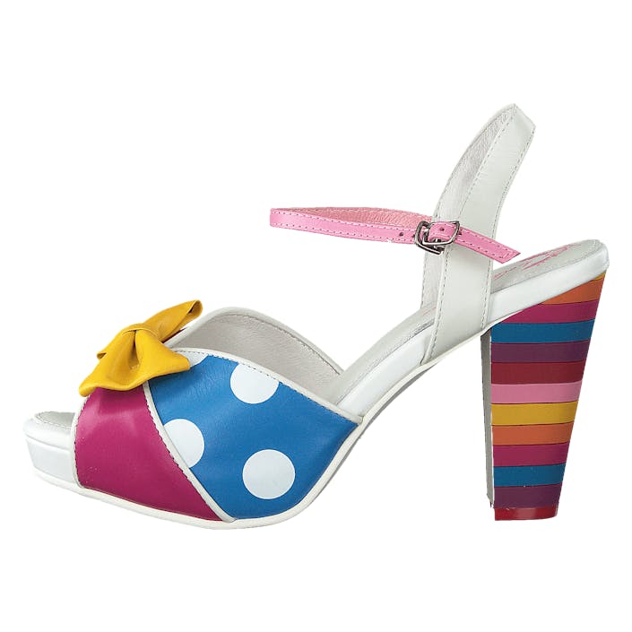 Angie P Multi, Female, Shoes, Heels, heels, Pink/Grey, UK 5