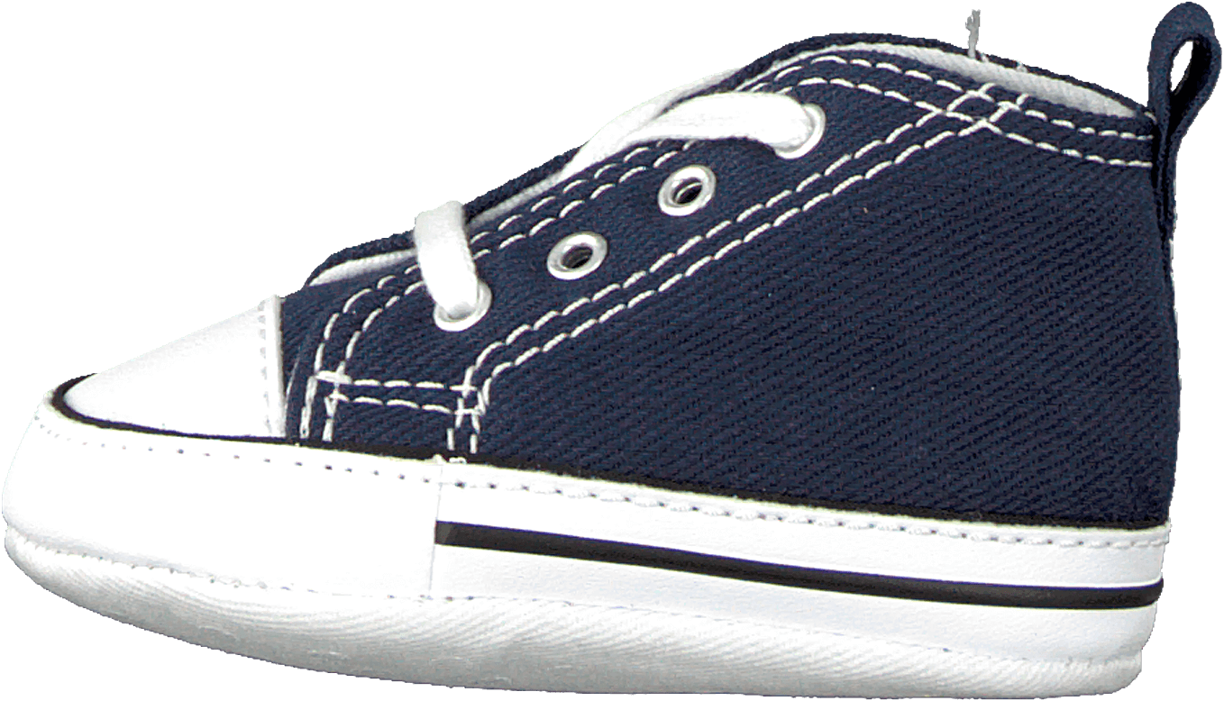 First Star Crib Canvas Hi, Unisex, Shoes, Trainers, high-top sneakers, Blue, UK 1