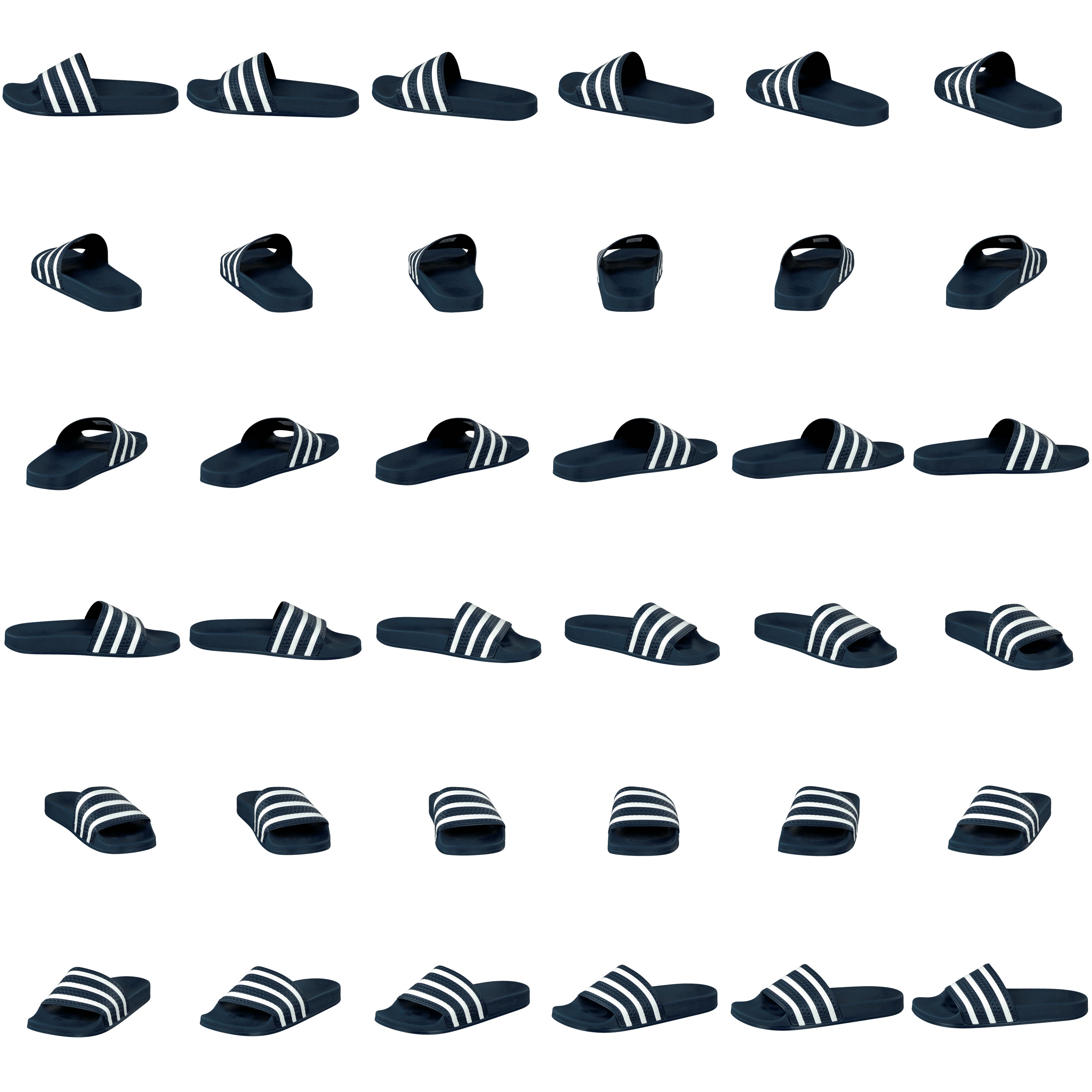 Adilette Adiblue/White/Adiblue - Bild 8