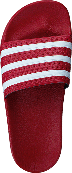adidas Originals - Adilette Light Scarlet/White/Light Scar