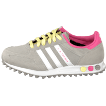 Buy Adidas Originals La Trainer W Mgh Solid Grey White Pink Shoes Online Footway Co Uk