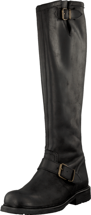 Billi Bi - 505 Black crazy horse/gold 902