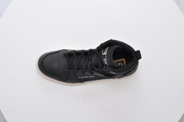 G-Star Raw - Core II Spectrum Hi Lthr Black Lthr & Textile w White