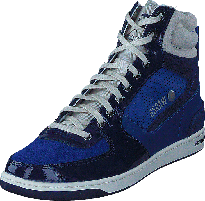 G-Star Raw - Pitcher Rhodene Hi Lthr Navy Lthr & Suede w Blue