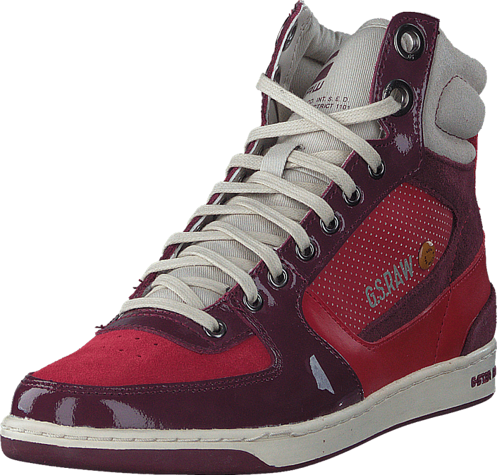 G-Star Raw - Pitcher Rhodene Hi Lthr Wine Lthr & Suede