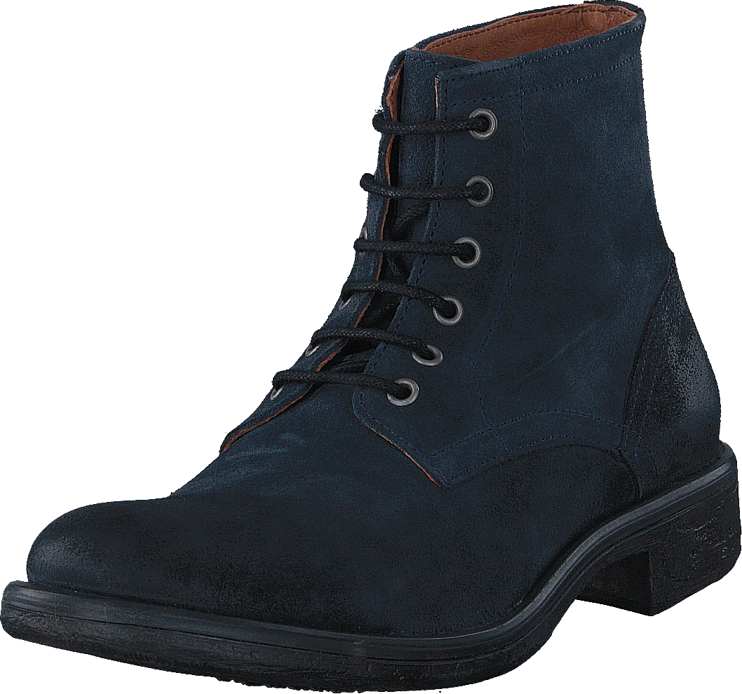 Military Boot Navy Suede