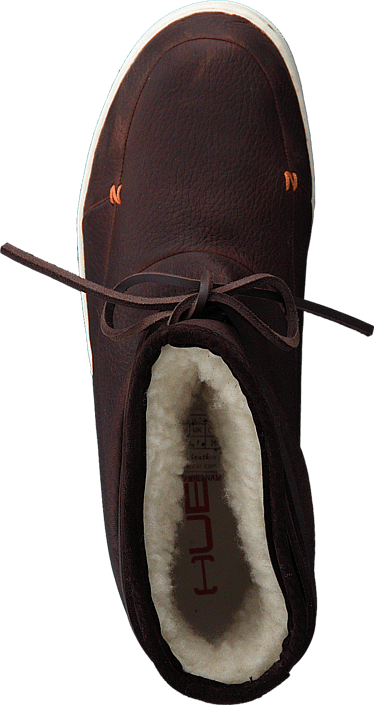 Hub Footwear - Queen Leather/Wool Dark Brown