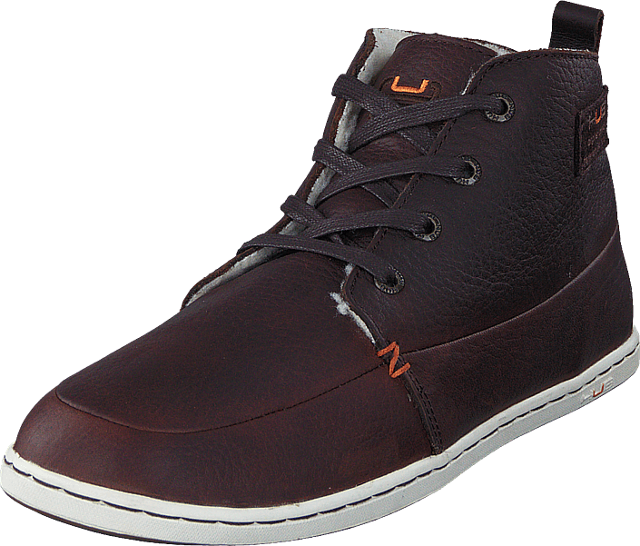 Hub Footwear - Subway Leather/Wool Dark Brown