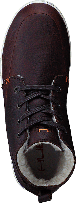 Hub Footwear - Subway Leather/Wool Dark Brown