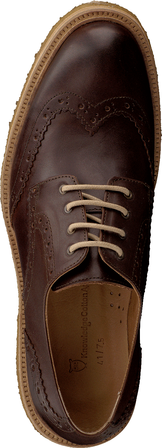 British Brogue Shoes Dark Earth