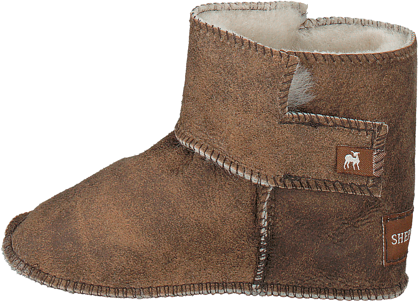 Boras Antique Creme, Unisex, Sko, Sandaler og Hjemmesko, hjemmesko, Brun, EU 18/19