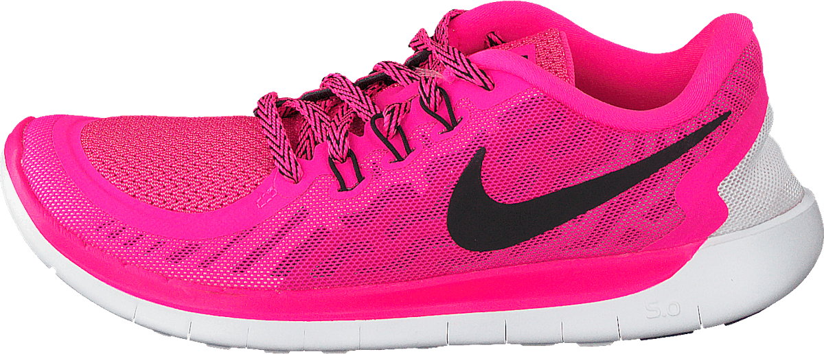 Nike Free 5.0 (Gs) Pink Pow/Black-Vivid Pink-Wht
