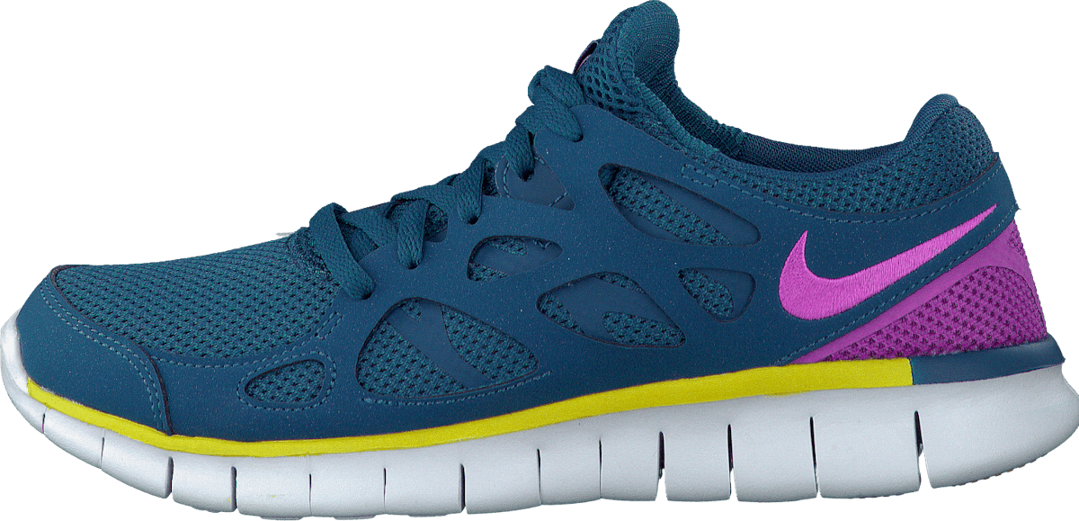 Wmns Nike Free Run 2 Ext Grn Abyss/Rd Vlt-Brght Ctrn-Bl