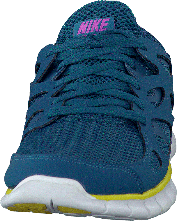 Wmns Nike Free Run 2 Ext Grn Abyss/Rd Vlt-Brght Ctrn-Bl