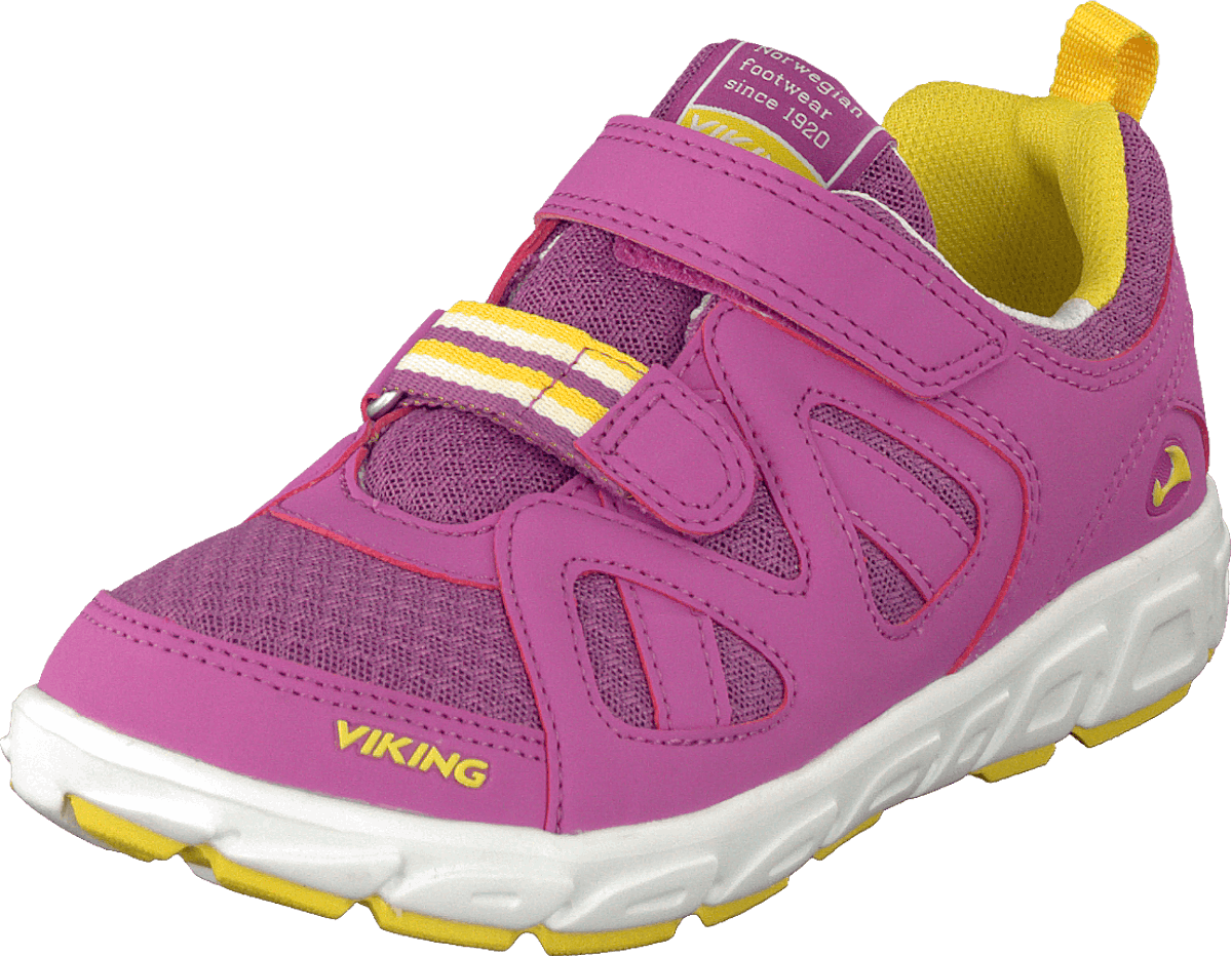 Riptide Velcro Dark Pink/Yellow