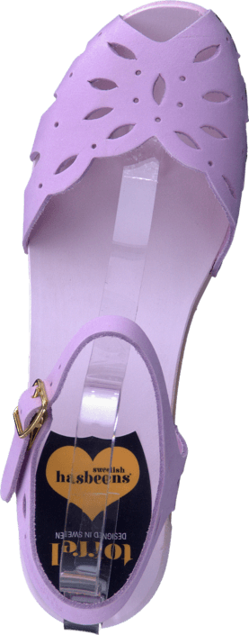 Swedish Hasbeens - Flora Old pink nubuck/pink