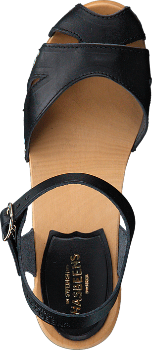 Swedish Hasbeens - Suzanne Black/Nature Sole