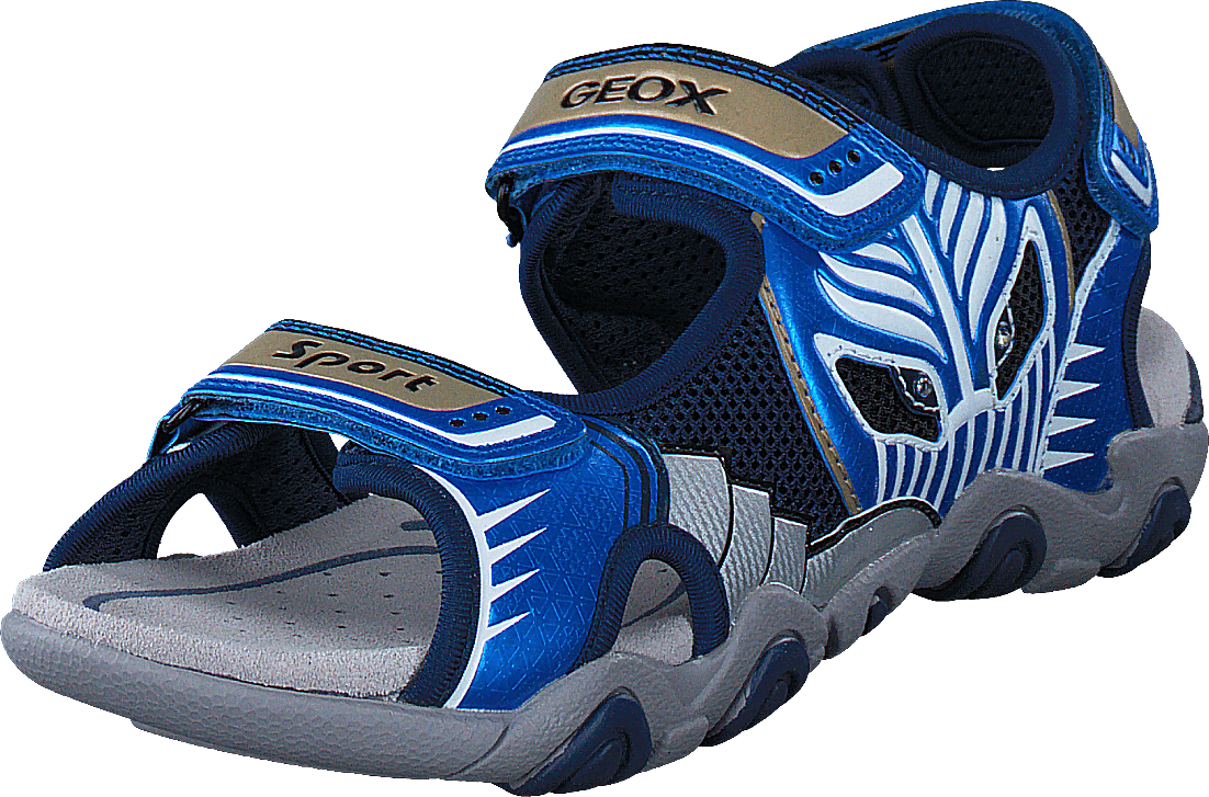 Jr Sandal Strike Navy/Lt Blue