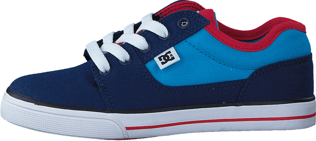 Kids Bristol Canvas Shoe Blue/Red