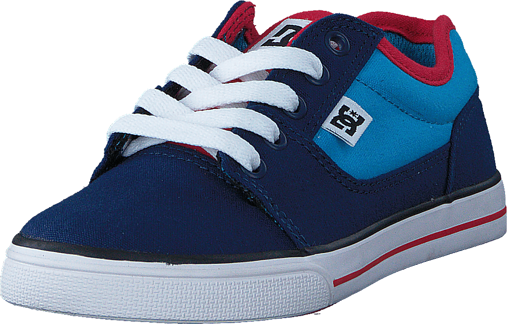 Kids Bristol Canvas Shoe Blue/Red