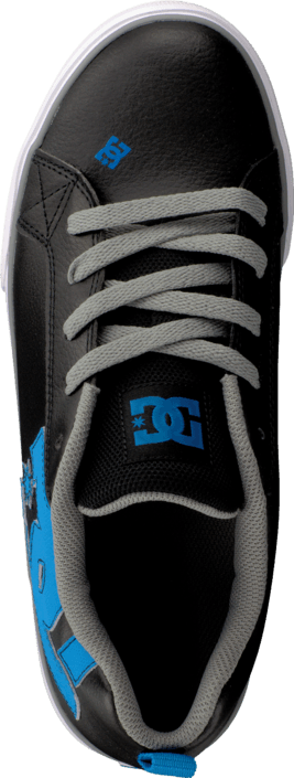DC Shoes - Kids Court Graffik Vulc Shoe Black/Glacier Blue