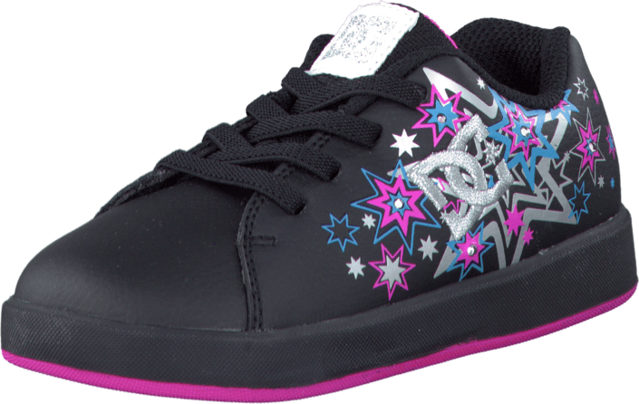 Toddler Phos Shoe Black/Metallic Silver/Pink