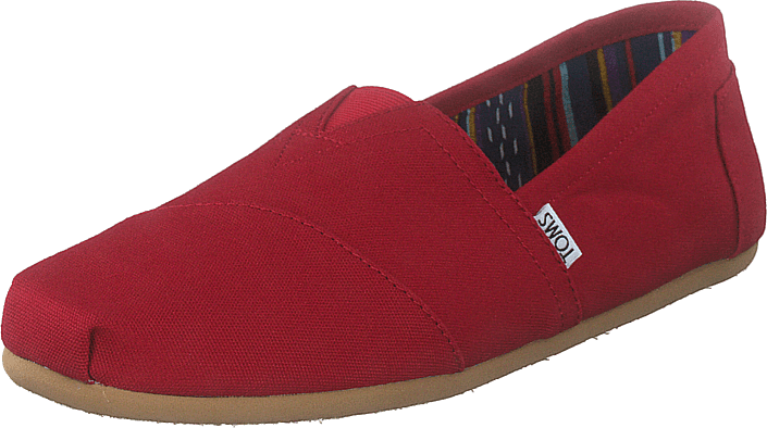 Kjøp Toms Men's Classics Red Canvas sko Online | FOOTWAY.no Kjøp Toms Classics Men Natural sko Online | FOOTWAY.no