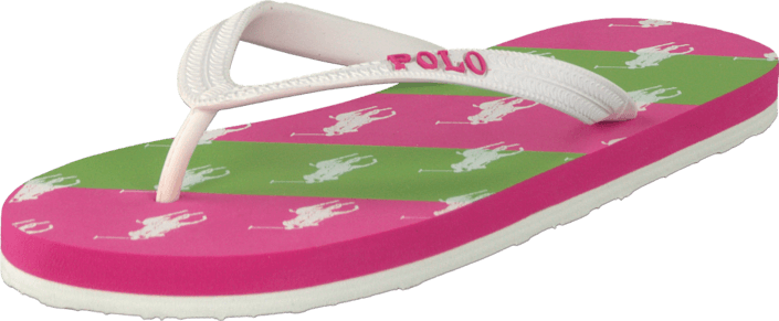 Ralph Lauren Junior - Amino Stripe White/Green/Pink