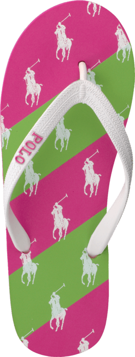 Ralph Lauren Junior - Amino Stripe White/Green/Pink
