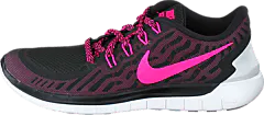 Nike - Wmns Nike Free 5.0 Black/Pink Pow-Pnk Fl-Pnk Glw