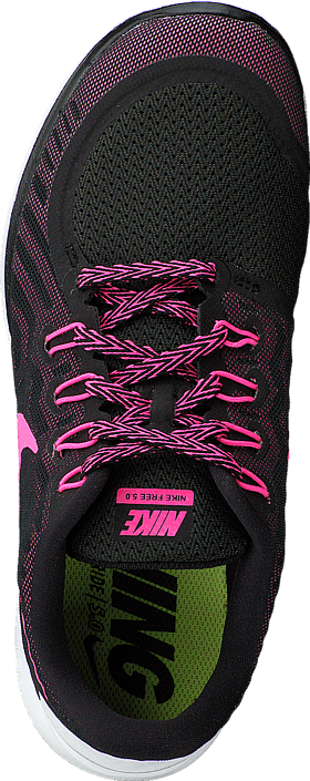 Nike - Wmns Nike Free 5.0 Black/Pink Pow-Pnk Fl-Pnk Glw