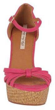 Pepe Jeans - Cotton Fabric Raffia Hi Wedge