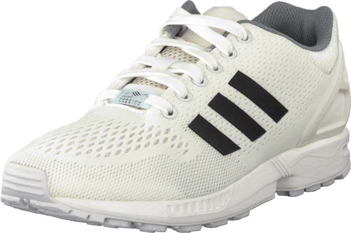 adidas zx flux white and black