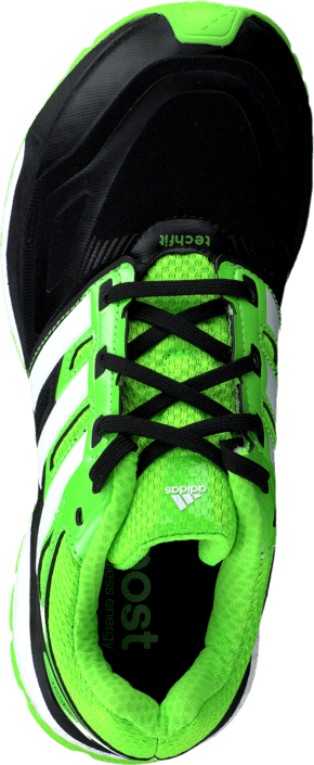 adidas Sport Performance - Response Boost Tech Core Black/White/Solar Green