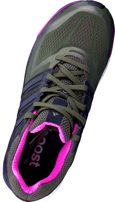 adidas Sport Performance - Supernova Glide 6 W Earth Green/Black/Solar Pink