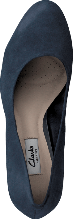 Clarks - Crisp Kendra Navy Suede