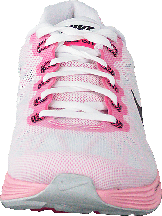 Wmns Nike Lunarglide 6 White/Black-Pink Pow-Spc Pink