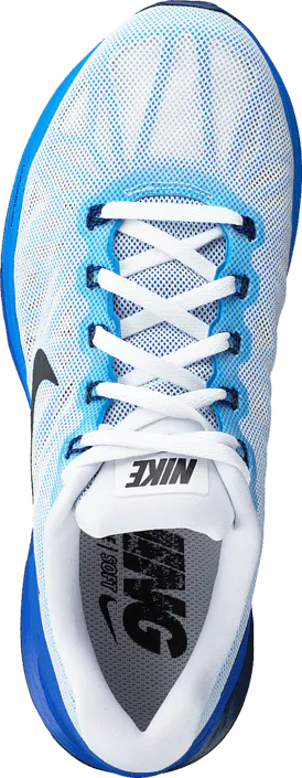 Nike Lunarglide 6 White Black Lyon Blue Pht Blue Footway