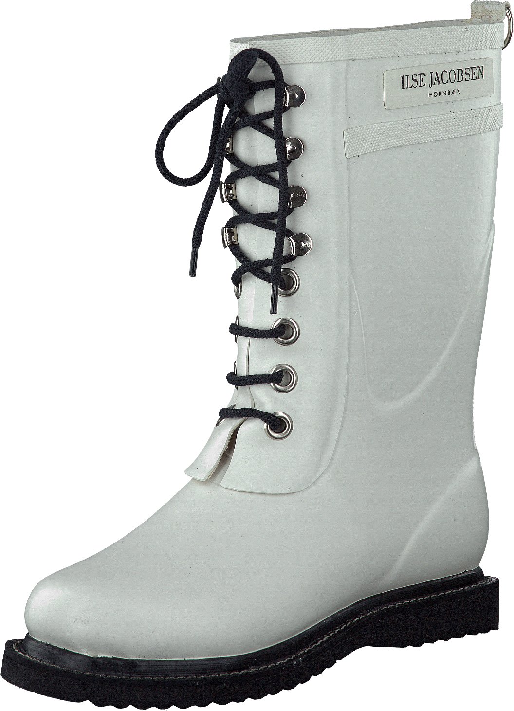 3/4 Rubber Boot White