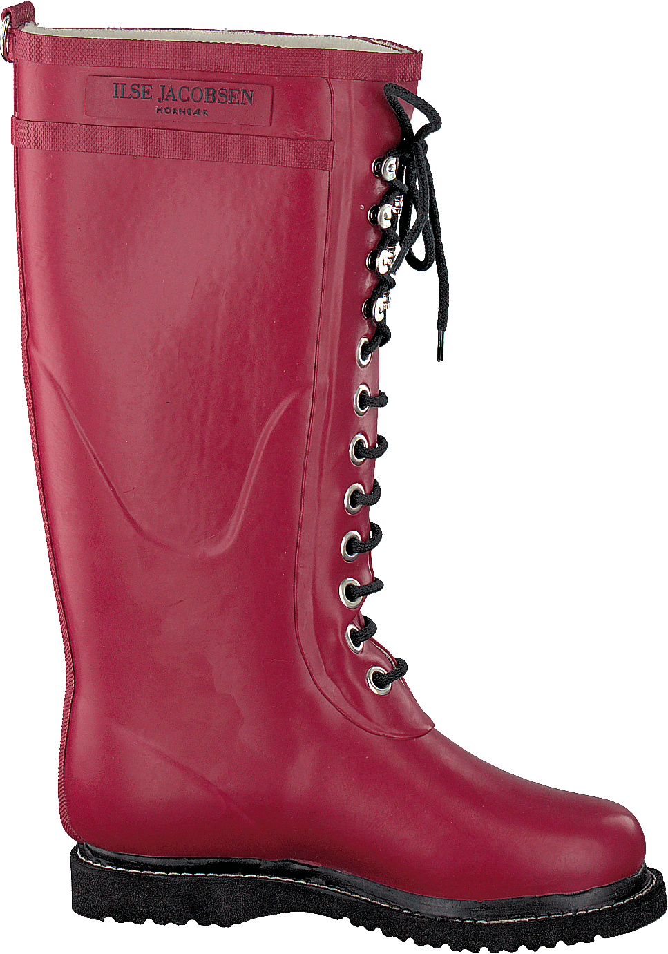 Long Rubber Boot Wine