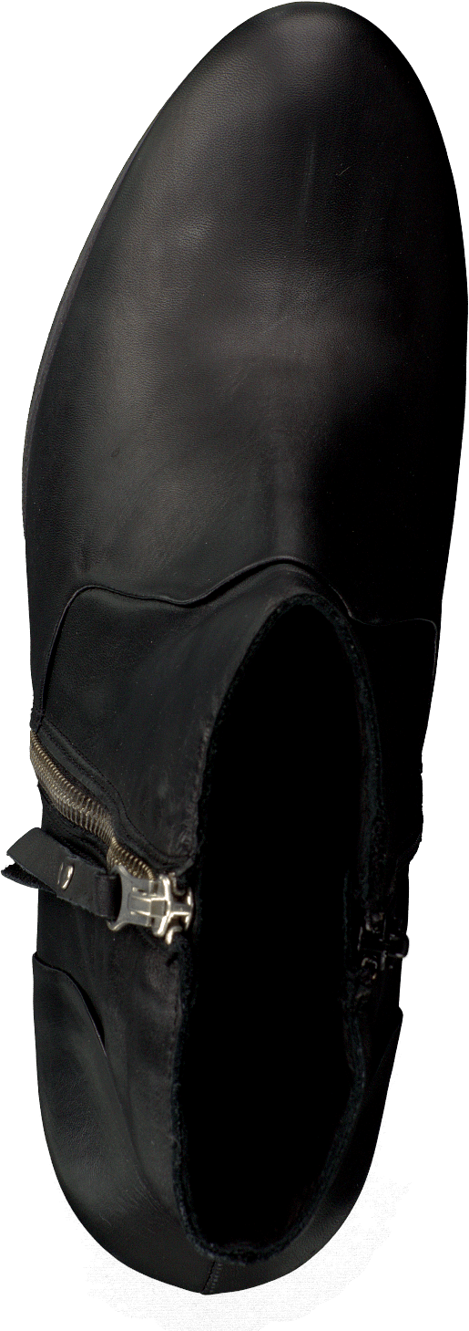 Platform Leather Boot Black
