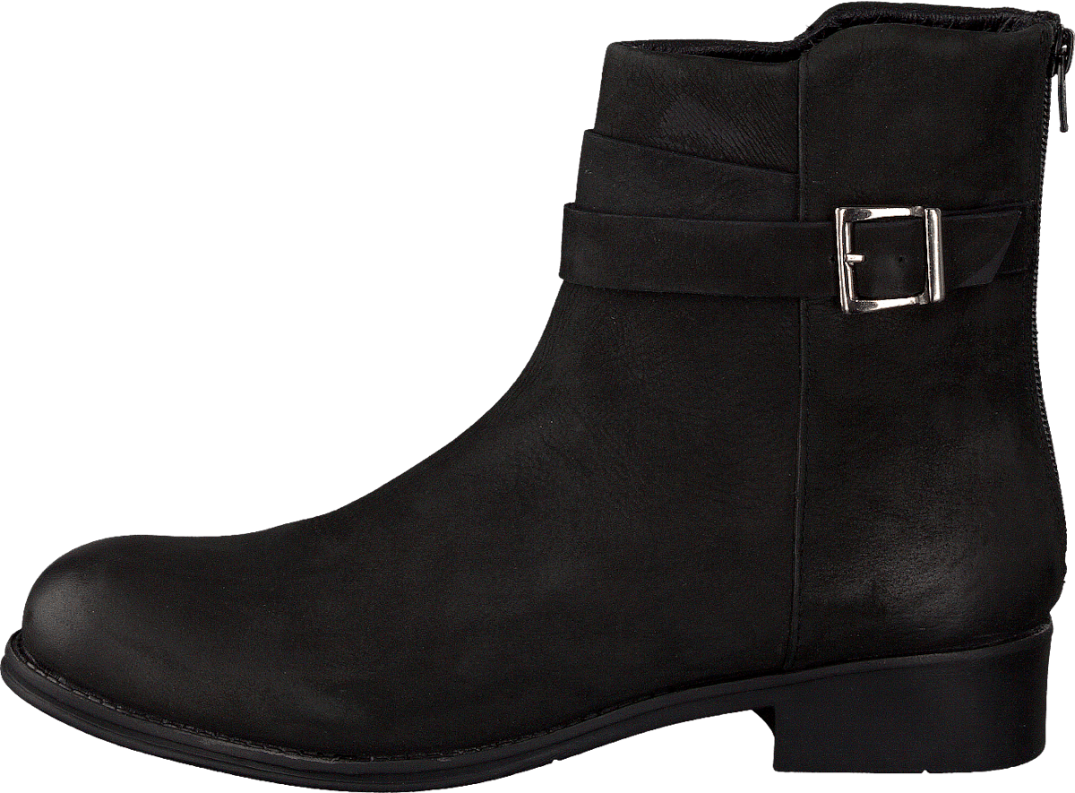 Ankle Leather Boot Black