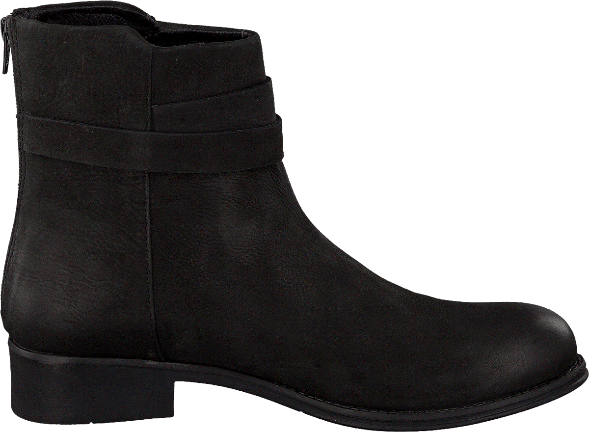 Ankle Leather Boot Black