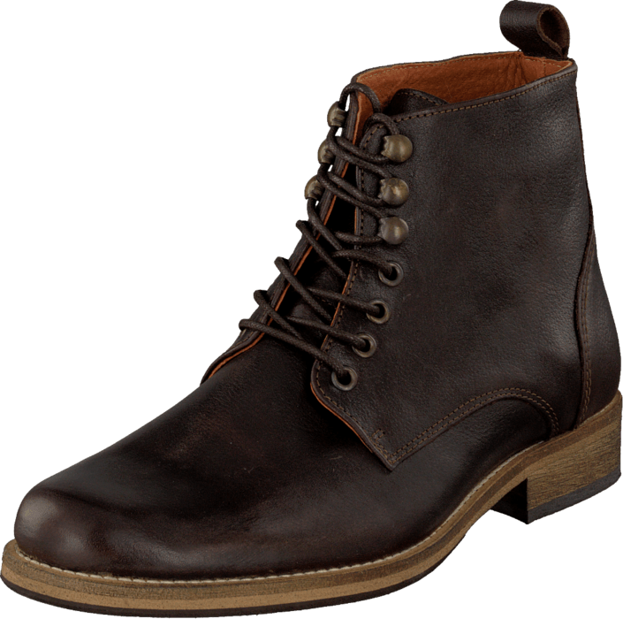 Bianco - Lether Dressy Boot Dark Brown