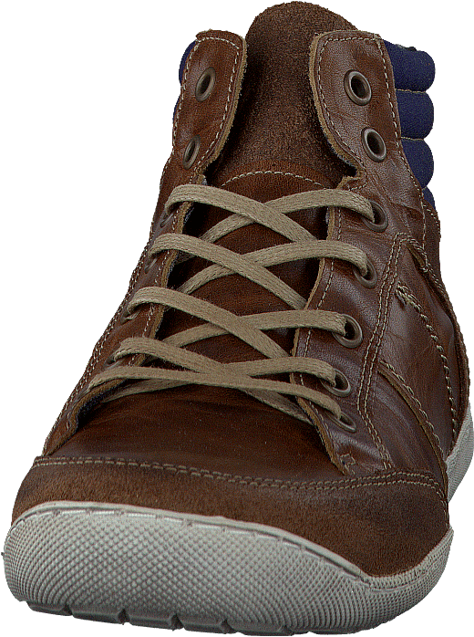 Sporty Lace Up Boot Mid Brown