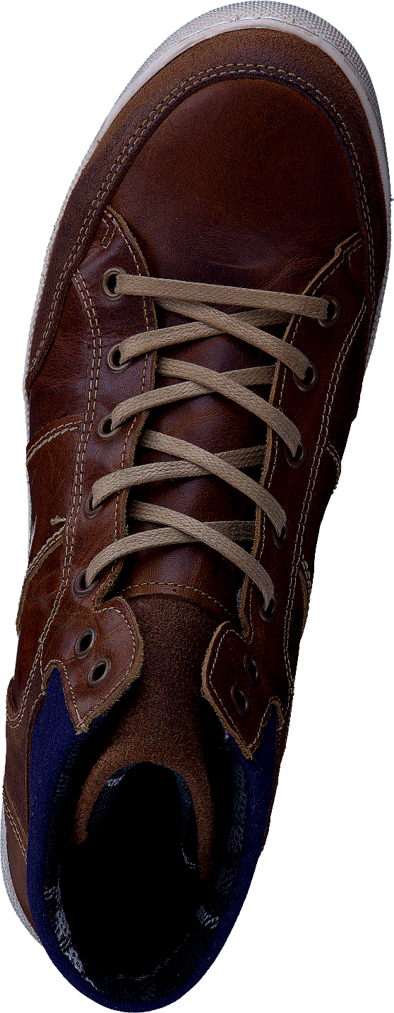 Sporty Lace Up Boot Mid Brown