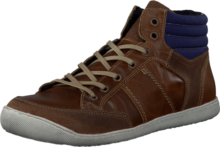 Bianco - Sporty Lace Up Boot Mid Brown
